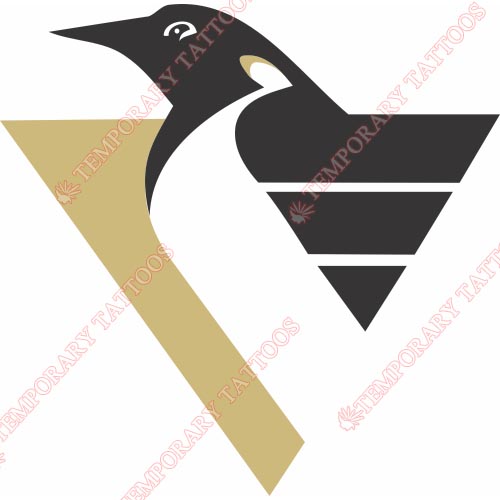 Pittsburgh Penguins Customize Temporary Tattoos Stickers NO.302